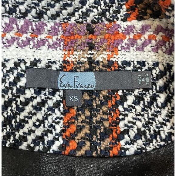 Anthropologie Eva Franco Carrie Double-Breasted Tweed Oversized Coat Size XS - Picture 9 of 10